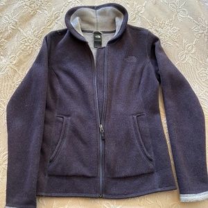 The North Face Soft Purple Fleece Jacket-SMALL